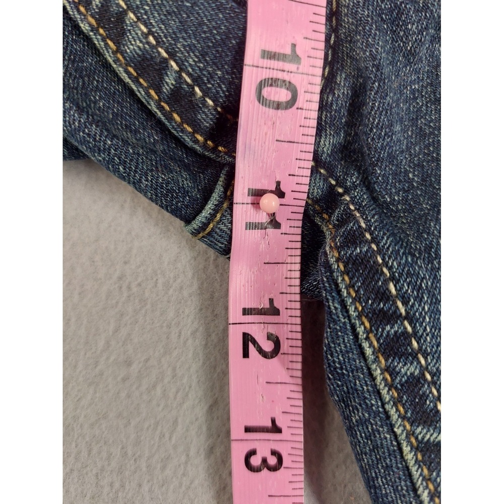 Wrangler Men Jeans 30X32 Blue Zip Button 5 Pockets Stretch Slim Straight Casual - Picture 12 of 16